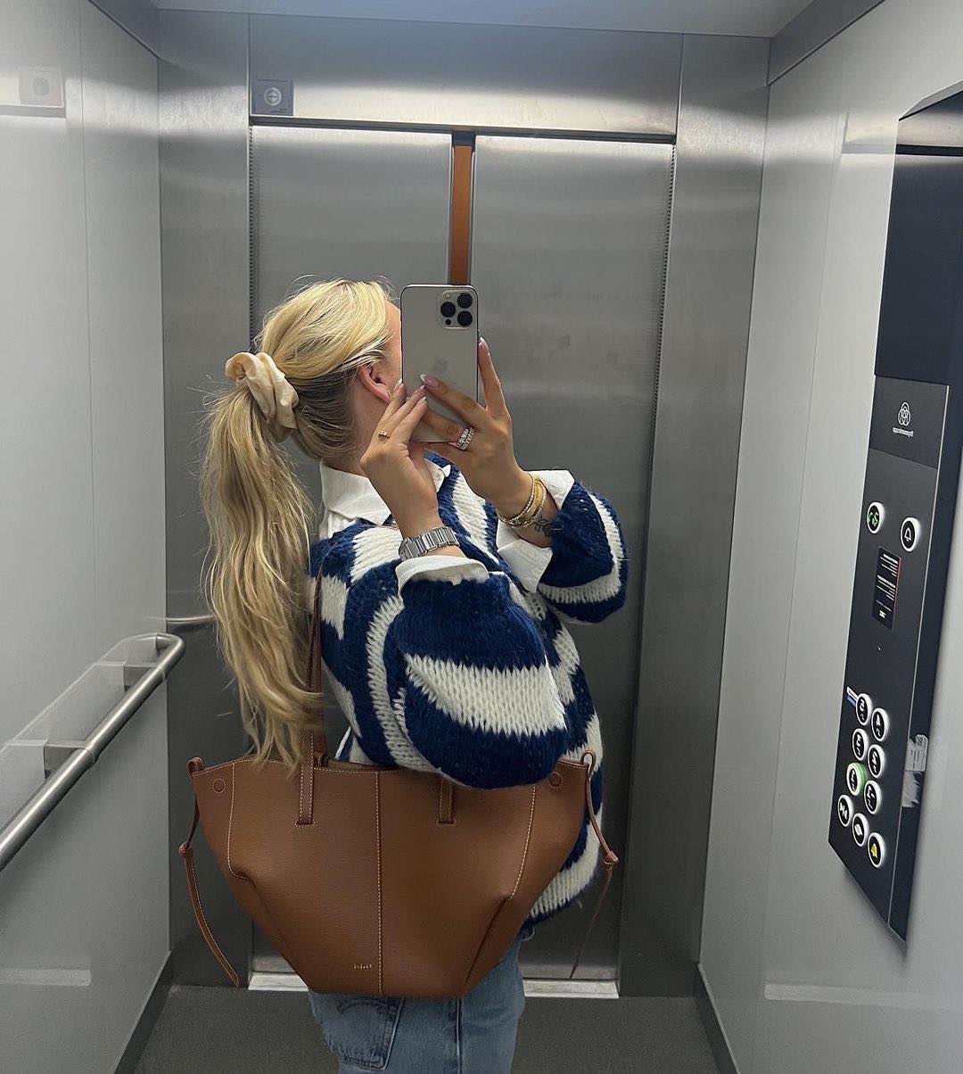 🇫🇷 Elise™ | Pull Rayé Élégant et Confortable