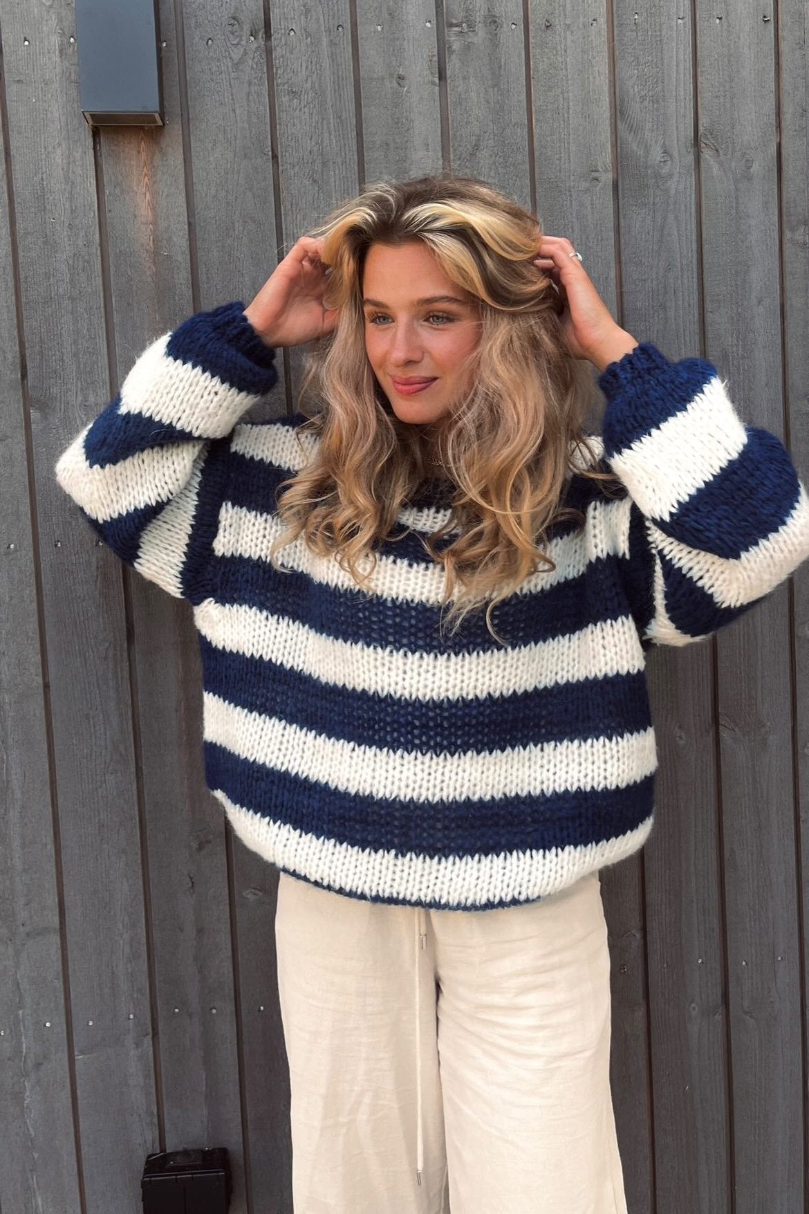 🇫🇷 Elise™ | Pull Rayé Élégant et Confortable