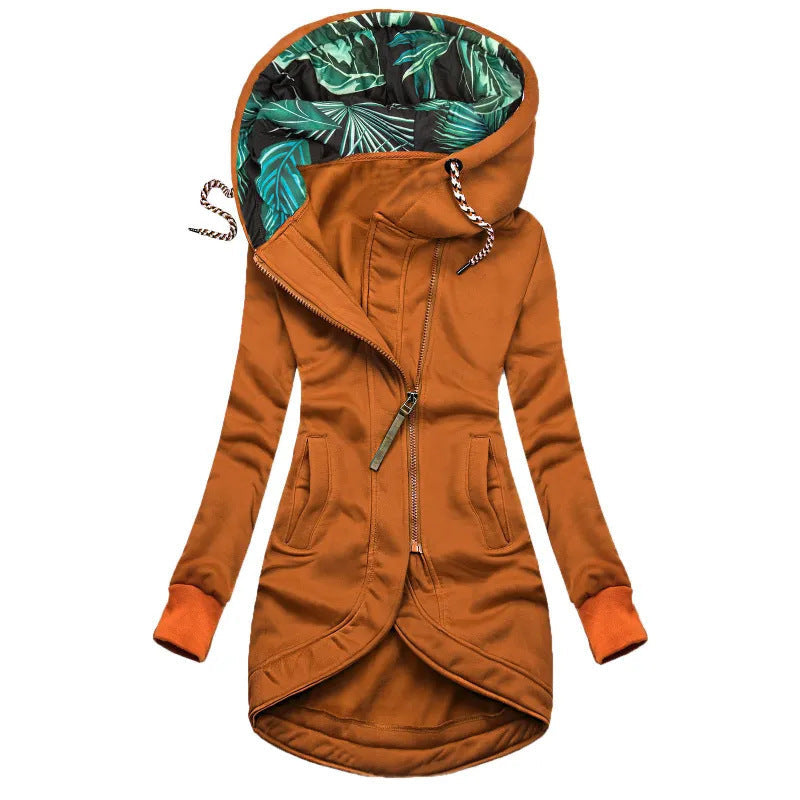 Claire - Manteau d’hiver asymétrique long