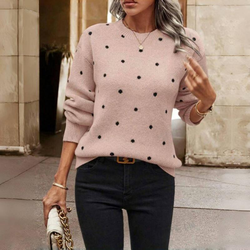 🇫🇷 Gabrielle™ | Pull à Pois Élégant