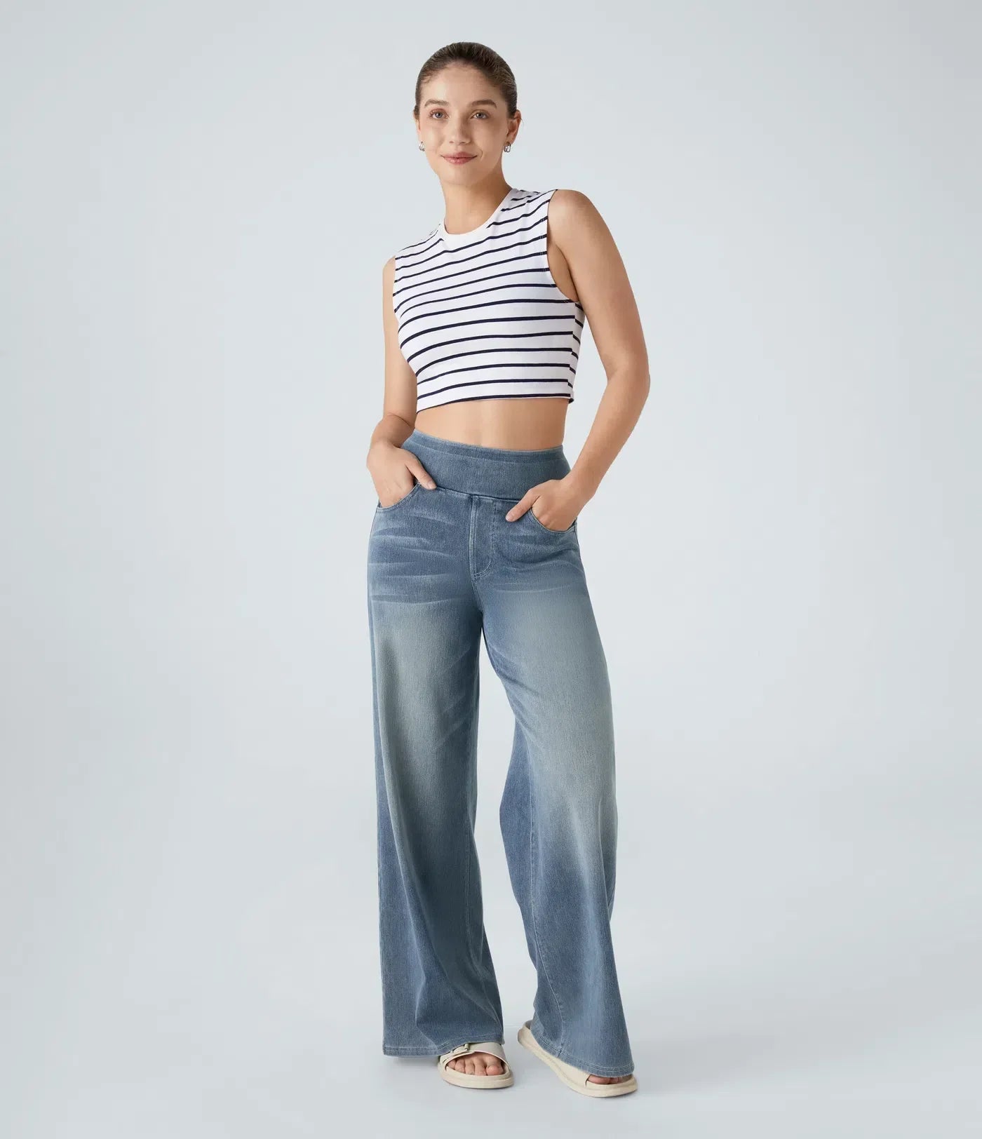 Alice™ | Pantalon taille haute confortable – Confiance à chaque mouvement