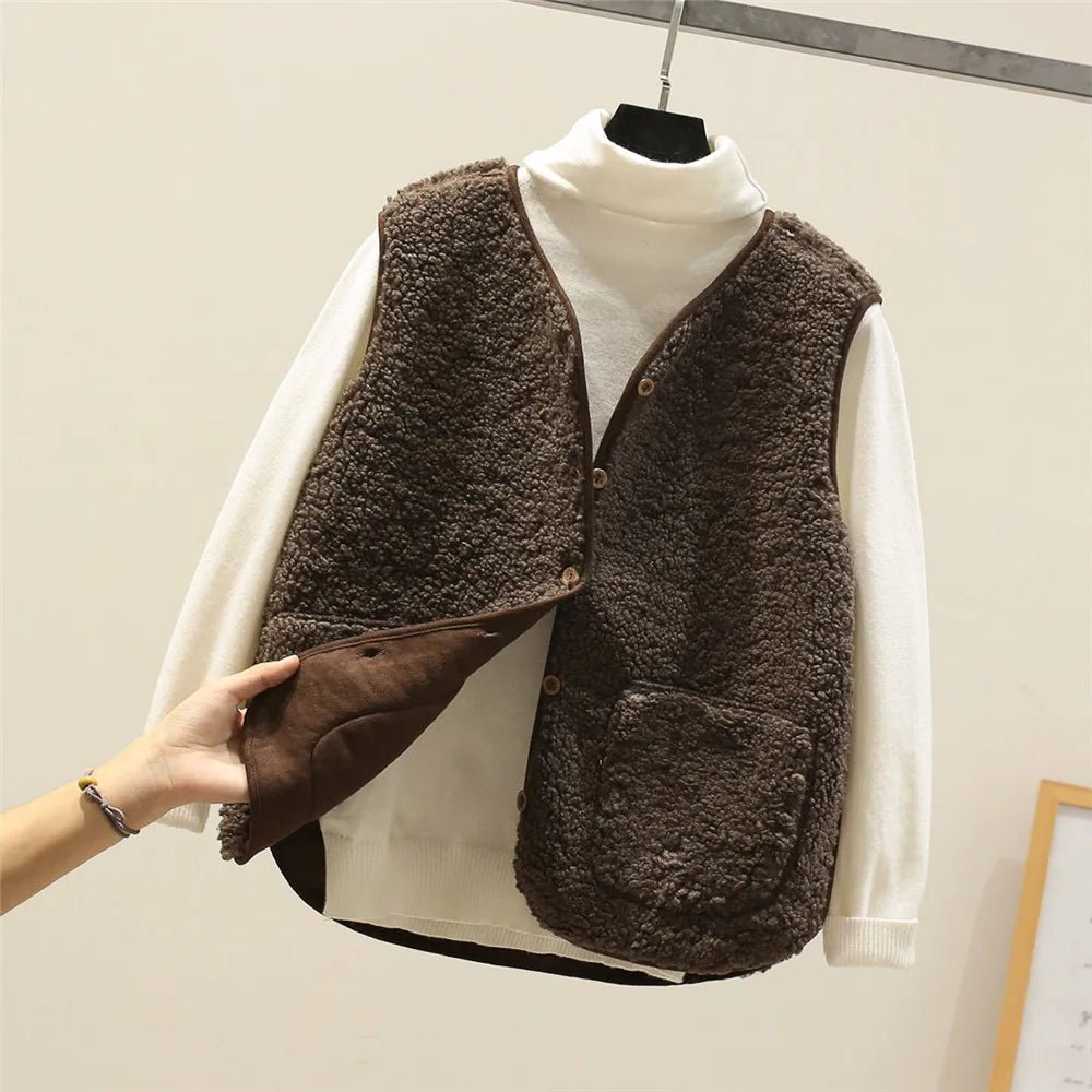 🇫🇷 Inés™ | Veste Teddy Douce – Chaleur & Style Réunis