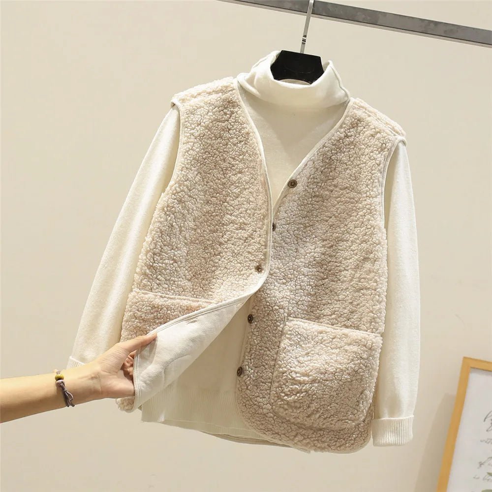 🇫🇷 Inés™ | Veste Teddy Douce – Chaleur & Style Réunis