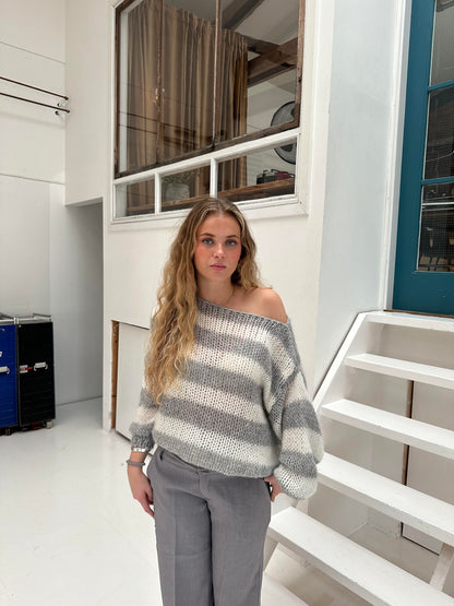 🇫🇷 Elise™ | Pull Rayé Élégant et Confortable